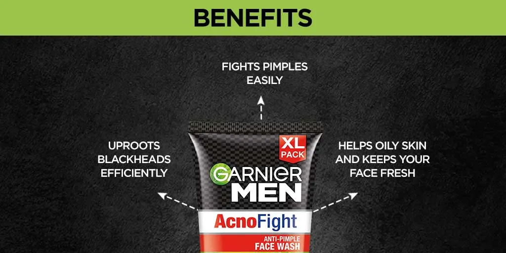 Garnier Acno Fight Face Wash Benefits 